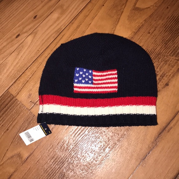 NWT POLO BY RALPH LAUREN BEANIE - Picture 2 of 8